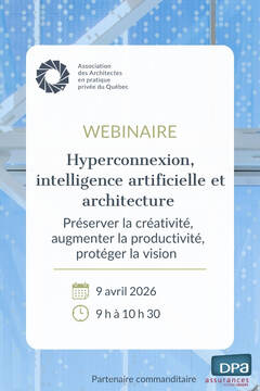 Hyperconnexion, intelligence artificielle et architecture
