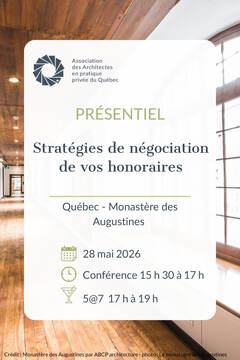 Strat&eacute;gies de n&eacute;gociation des honoraires pr&eacute;vus par un contrat de services professionnel - Qu&eacute;bec