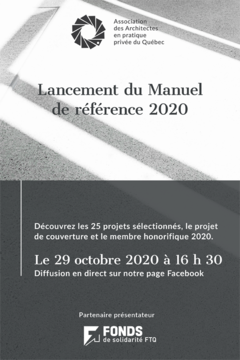 Lancement du Manuel de référence 2020