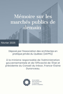 Table ronde sur les march&eacute;s publics de demain dans le secteur de la construction
