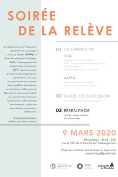 Soirée relève  - Étudiants UdM