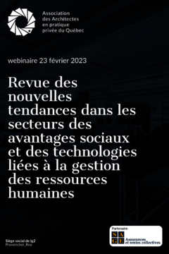 Nouvelles tendances dans les secteurs des avantages sociaux et des technologies en RH