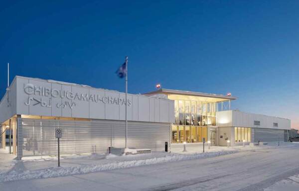 Nouvelle aérogare de l’aéroport de Chibougamau-Chapais